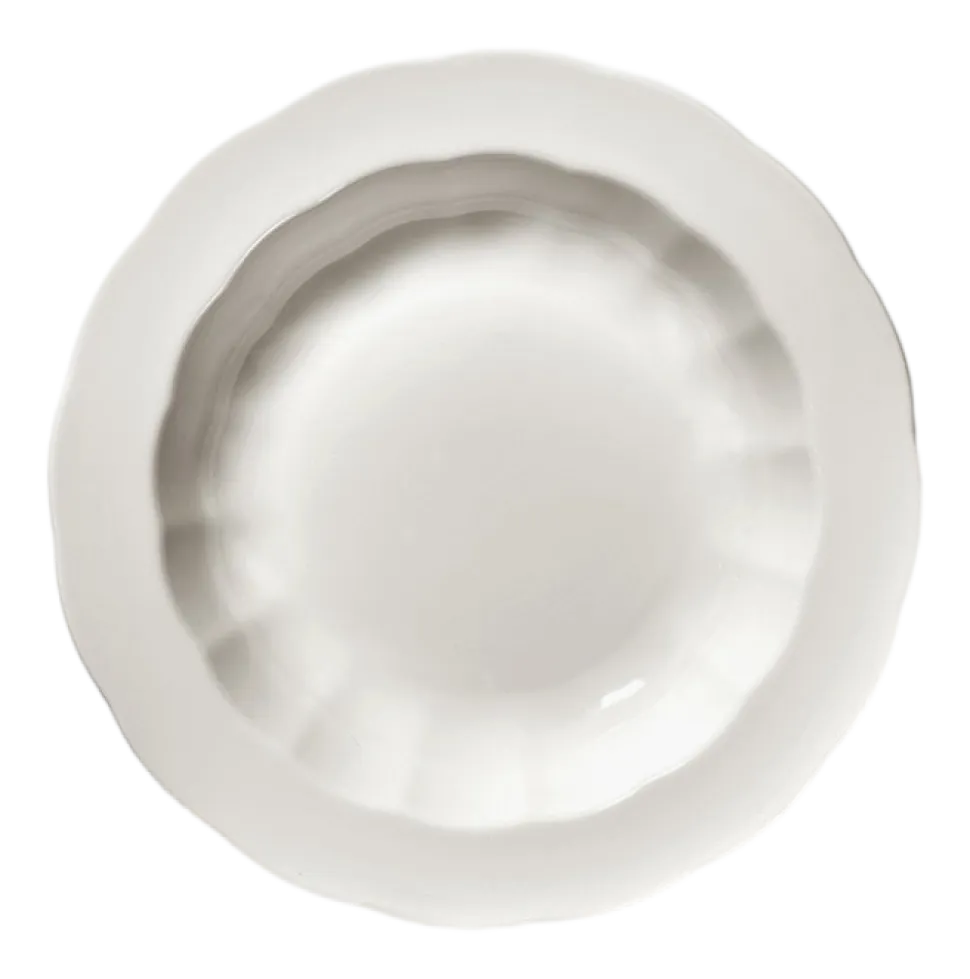 Diep Bord Serax High S White Silhouette 22 cm