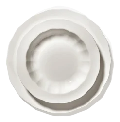 Diep Bord Serax High S White Silhouette 22 cm
