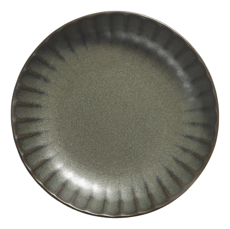 Diep Bord Serax Inku Tableware Green S 19 cm