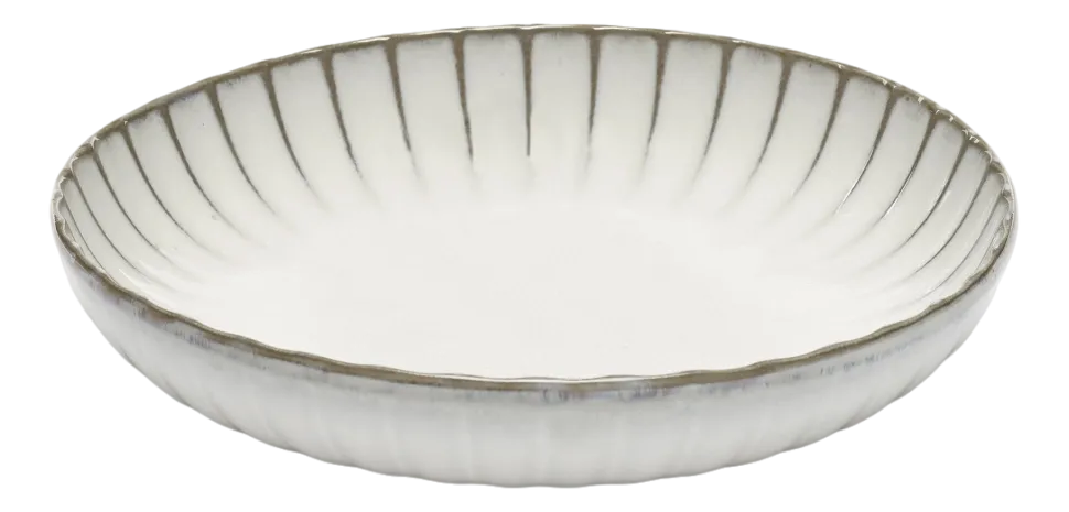 Diep Bord Serax Inku Tableware White L 23 cm