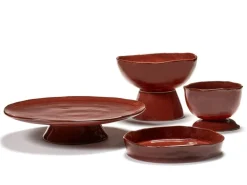 Serax Diep Bord La Mère Tableware By Marie Michielssen Venetian Red S 20 cm Discount