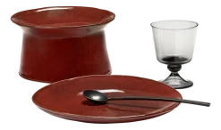 Serax Diep Bord La Mère Tableware By Marie Michielssen Venetian Red 19,5 cm Discount
