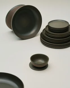 Diep Bord Serax Surface Tableware By Sergio Herman Camo Green S 16 x 16 x 4 cm