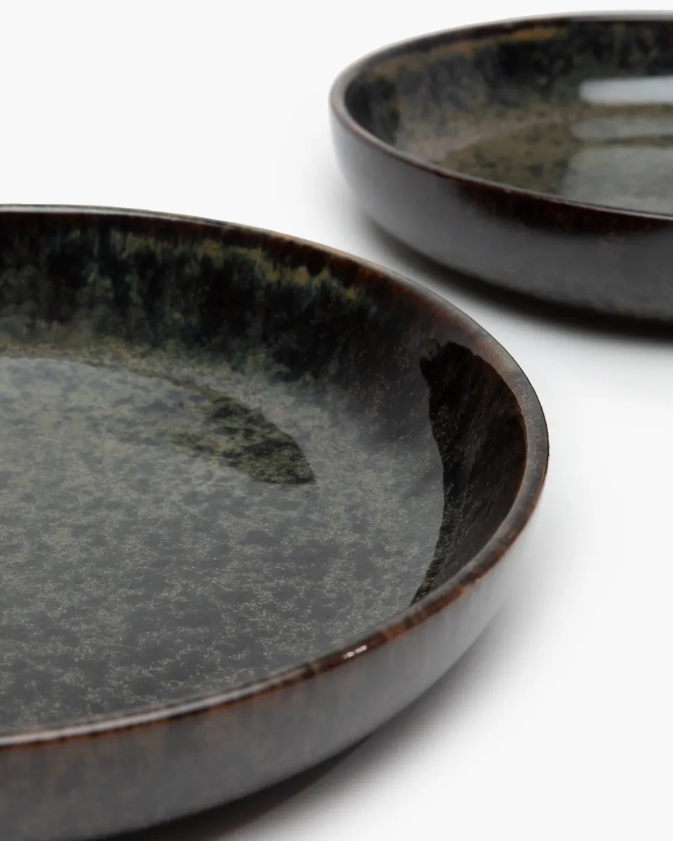 Diep Bord Serax Surface Tableware By Sergio Herman Indi Grey XL 23 x 23 x 4 cm