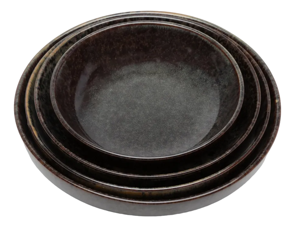 Diep Bord Serax Surface Tableware By Sergio Herman Indi Grey XL 23 x 23 x 4 cm