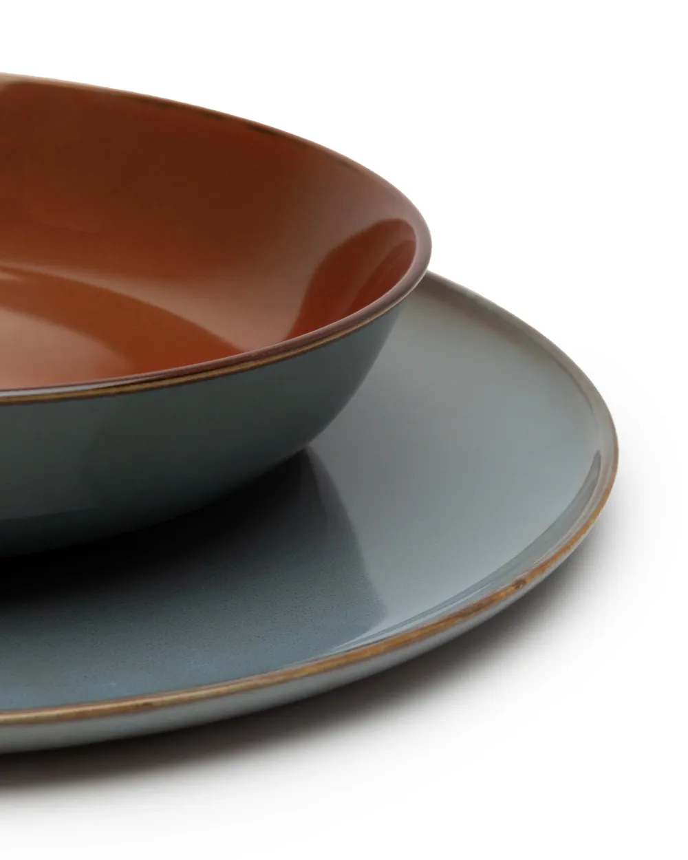 Serax Diep Bord Terres De Rêves Tableware By Anita Le Gr Rust Smoky Blue M 21 cm Clearance