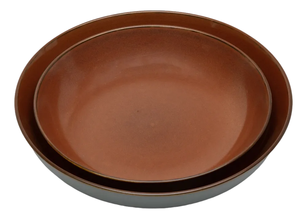 Serax Diep Bord Terres De Rêves Tableware By Anita Le Gr Rust Smoky Blue M 21 cm Clearance