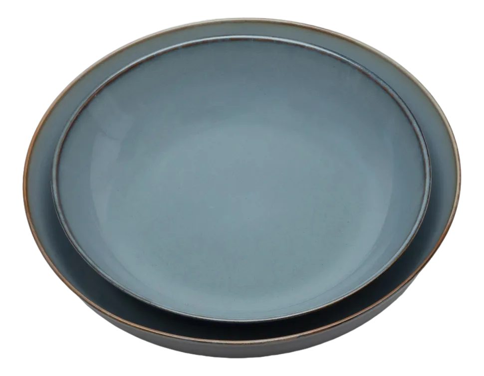 Diep Bord Serax Terres De Rêves Tableware By Anita Le Gr Smoky Blue M 21 cm