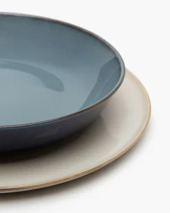Serax Diep Bord Terres De Rêves Tableware By Anita Le Gr Smoky Blue S 17,5 cm
