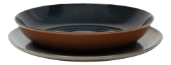 Diep Bord Serax Terres De Rêves Tableware By Anita Le Gr Dark Blue Rust L 23,5 cm