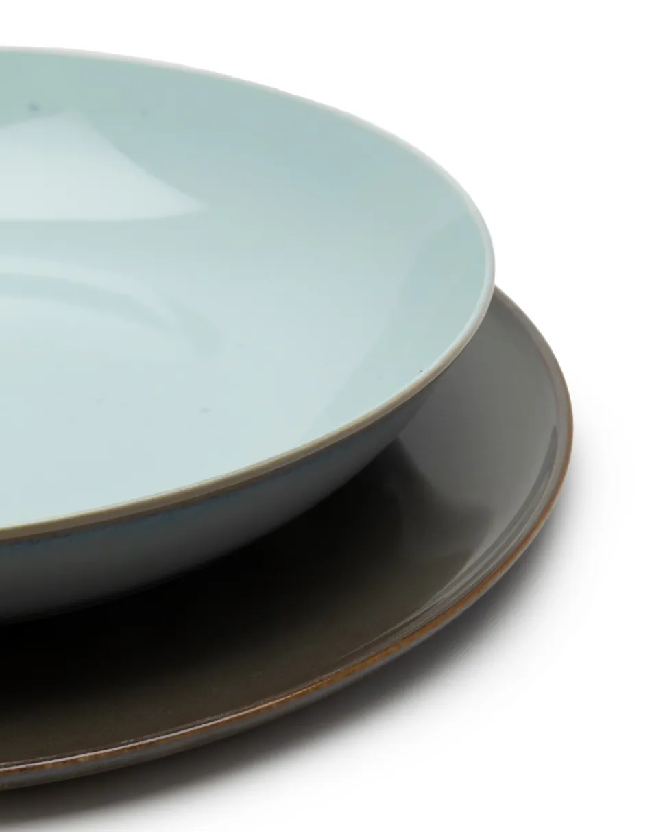 Diep Bord Serax Terres De Rêves Tableware By Anita Le Gr Light Blue Smoky Blue L 23,5 cm