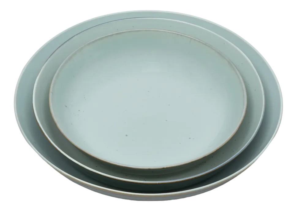 Diep Bord Serax Terres De Rêves Tableware By Anita Le Gr Light Blue Smoky Blue L 23,5 cm