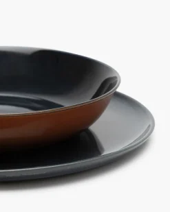 Serax Diep Bord Terres De Rêves Tableware By Anita Le Gr Dark Blue Rust S 17,5 cm Best