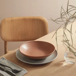 Diep Bord Thomas Clay Rust 28 cm