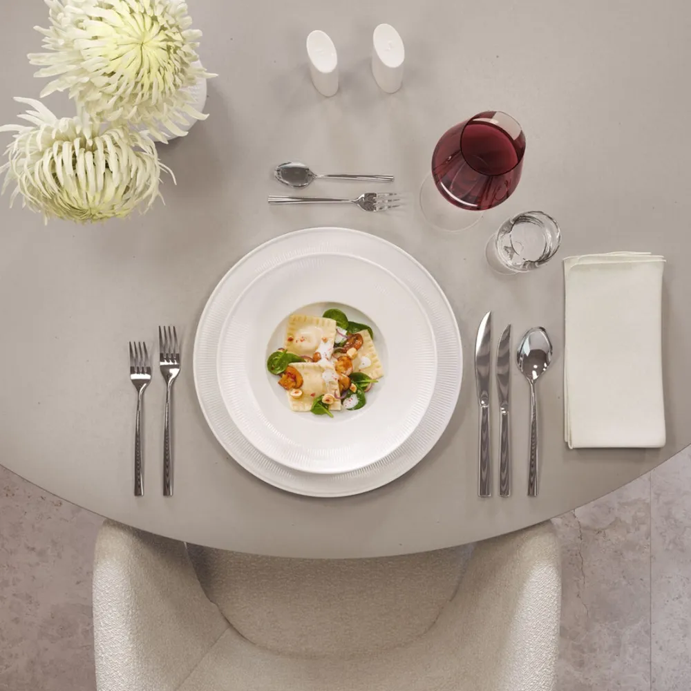Villeroy & Boch Diep Bord Afina White 25 cm (6 delig)