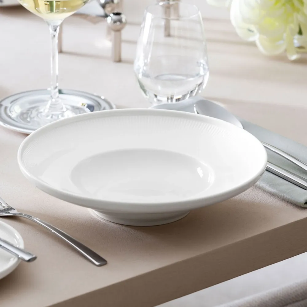 Villeroy & Boch Diep Bord Afina White 25 cm (6 delig)