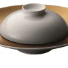 BergHOFF Diep Presentatiebord en Kom Gem Line Wit Discount
