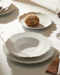 Alessi Dinerbord Dressed White Porcelain 27,3 cm (Set van 4) Best