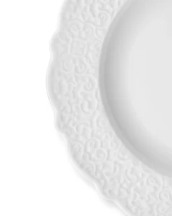 Alessi Dinerbord Dressed White Porcelain 27,3 cm (Set van 4) Best