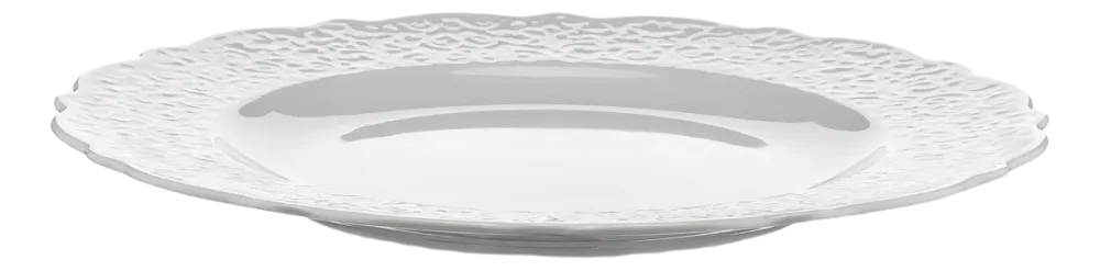 Alessi Dinerbord Dressed White Porcelain 27,3 cm (Set van 4) Best