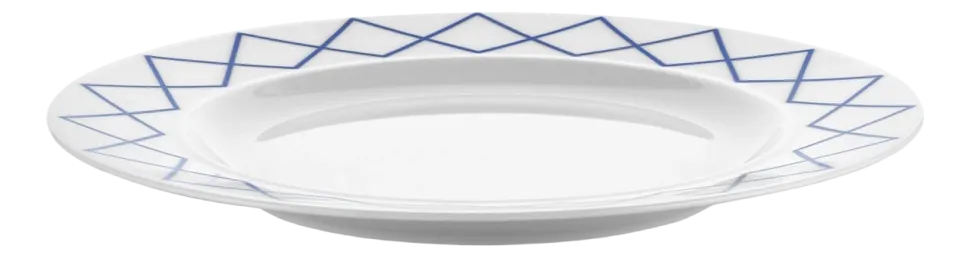 Dinerbord Alessi My Beautiful China White 27 cm (Set van 4)