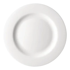 Alessi Dinerbord PlateBowlCup White Porcelain 27,5 cm (Set van 4)