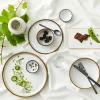 Dinerbord Bitz Creme 21 cm (6-Delig)