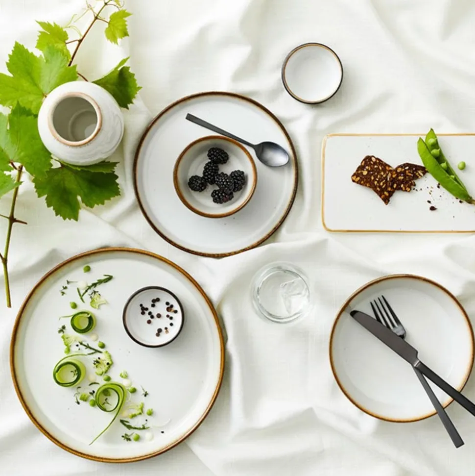 Dinerbord Bitz Creme 21 cm (6-Delig)