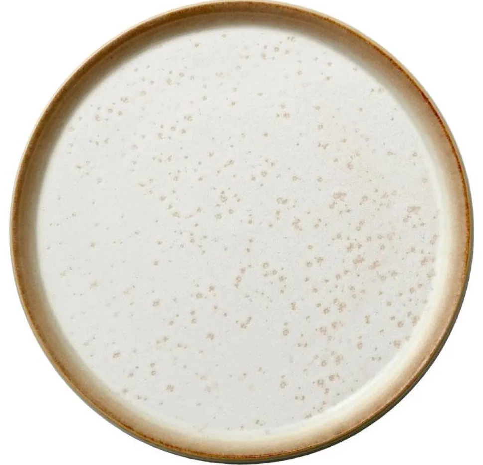 Dinerbord Bitz Creme 21 cm (6-Delig)