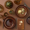 Dinerbord Bitz Gastro Black Amber 21 cm (6-Delig)