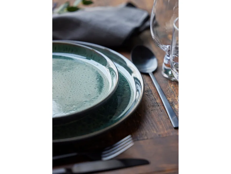 Dinerbord Bitz Gastro Black / Green 27 cm