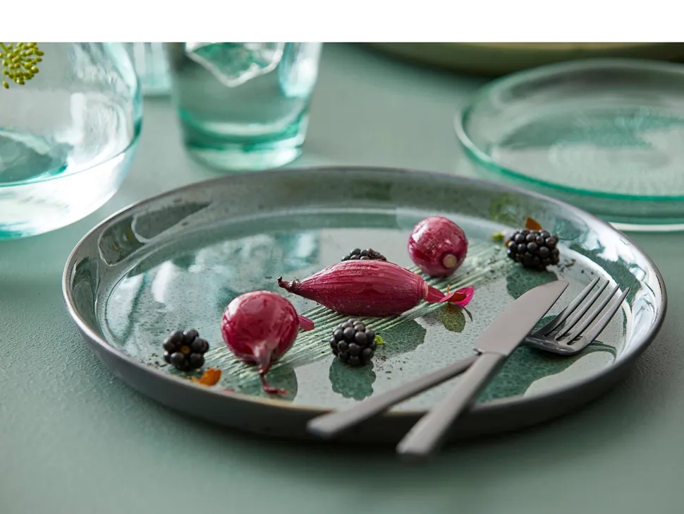 Dinerbord Bitz Gastro Black / Green 27 cm
