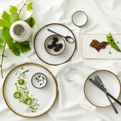 Bitz Dinerbord Gastro Grey Cream 27 cm (set van 6) Sale