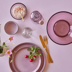 Dinerbord Bitz Gastro Grey Light Pink 21 cm (6-Delig)