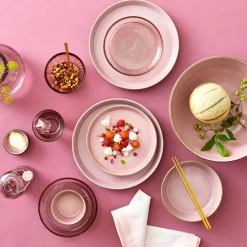 Dinerbord Bitz Gastro Grey Light Pink 27 cm (set van 6)