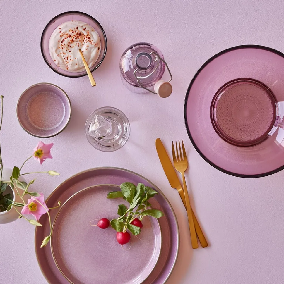 Dinerbord Bitz Gastro Grey Light Pink 27 cm (set van 6)