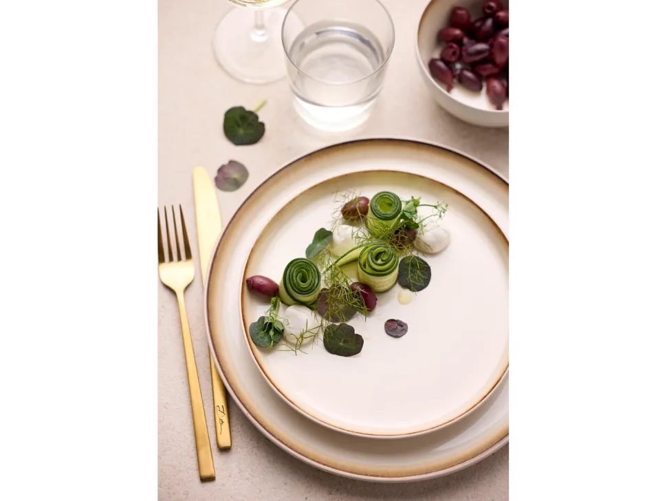 Dinerbord Bitz Gastro White / Cream 27 cm (Set van 6)