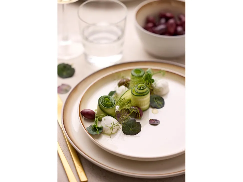 Dinerbord Bitz Gastro White / Cream 27 cm (Set van 6)