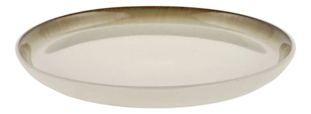 Bitz Dinerbord Gastro White / Cream 21 cm (Set van 6)