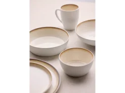 Bitz Dinerbord Gastro White / Cream 21 cm (Set van 6)