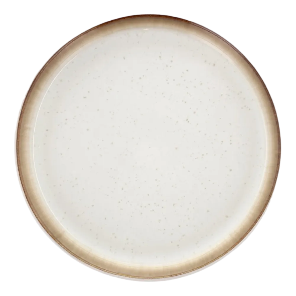 Bitz Dinerbord Gastro White / Cream 21 cm (Set van 6)