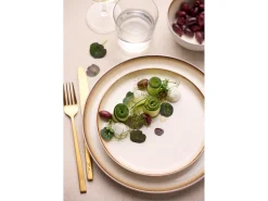 Bitz Dinerbord Gastro White / Cream 21 cm (Set van 6)