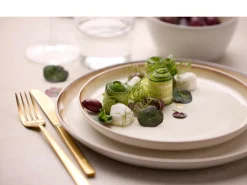 Bitz Dinerbord Gastro White / Cream 21 cm (Set van 6)