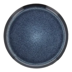 Bitz Dinerbord Gastro White / Dark Blue 21 cm (Set van 6)