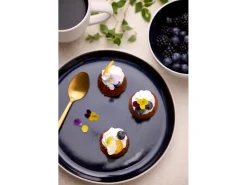 Bitz Dinerbord Gastro White / Dark Blue 21 cm (Set van 6)