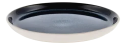 Bitz Dinerbord Gastro White / Dark Blue 21 cm (Set van 6)
