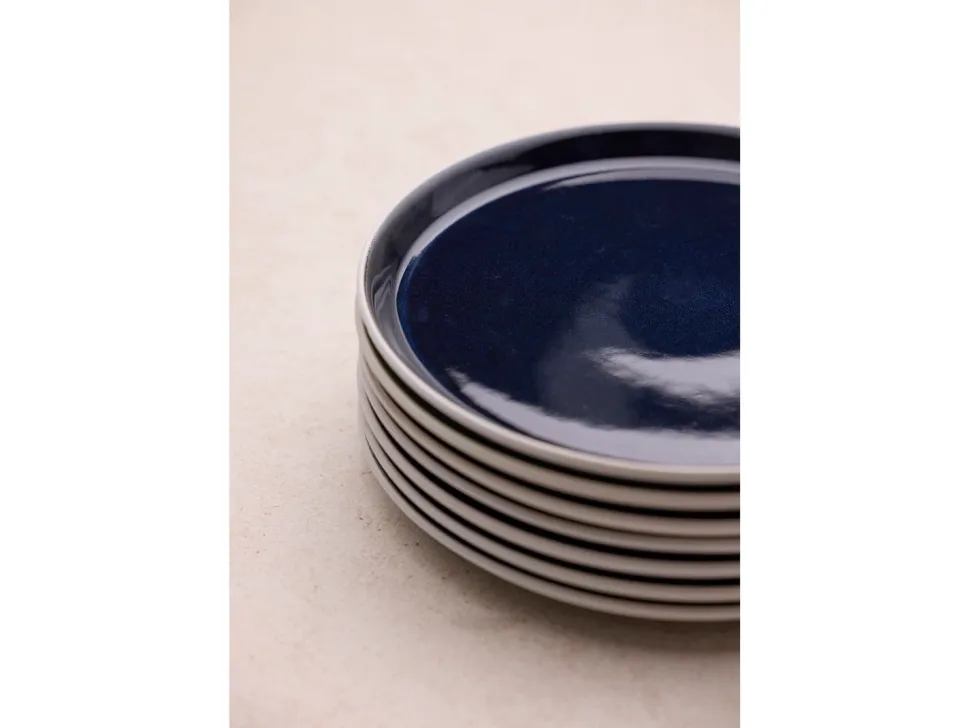 Dinerbord Bitz Gastro White / Dark Blue 27 cm