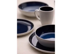 Dinerbord Bitz Gastro White / Dark Blue 27 cm (Set van 6)
