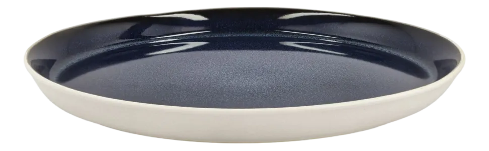 Dinerbord Bitz Gastro White / Dark Blue 27 cm (Set van 6)