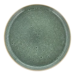 Bitz Dinerbord Gastro White / Green 21 cm (Set van 6)